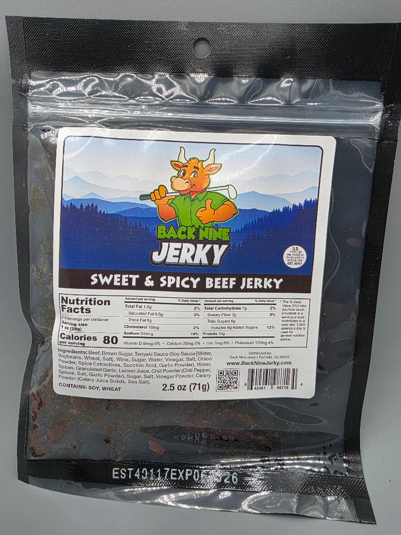 Sweet & Spicy Beef Jerky