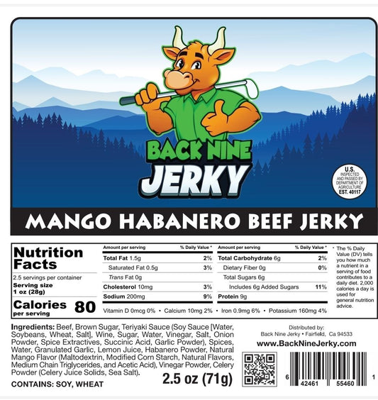 Mango Habanero Beef Jerky