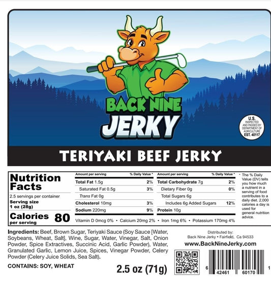 Teriyaki Beef jerky